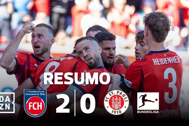 Se perdesse era despromovido, mas Heidenheim mantém-se vivo (resumo)