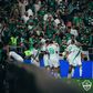 Jogadores do Al Ahli festejam golo que valeu a conquista da Champiosn pelo segundo ano consecutivo