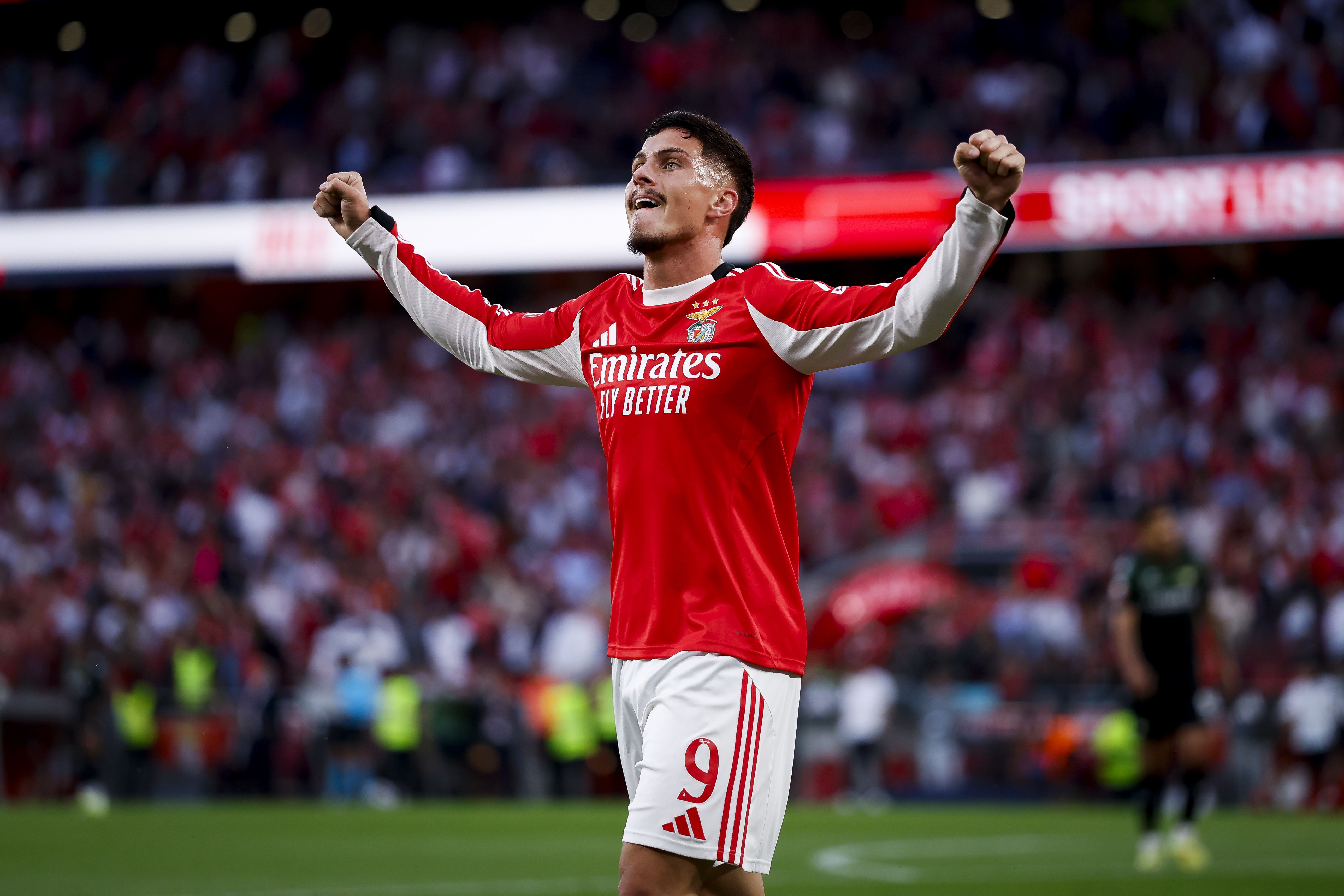 Ivanovic festeja golo marcado pelo Benfica - Foto: Filipe Amorim/LUSA