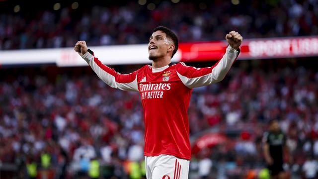 Ivanovic festeja golo marcado pelo Benfica - Foto: Filipe Amorim/LUSA
