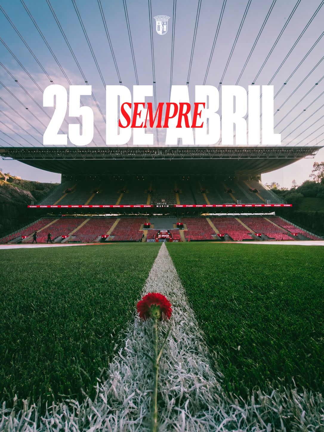 SC Braga: «Viva a Liberdade!» - Foto: SC Braga/X