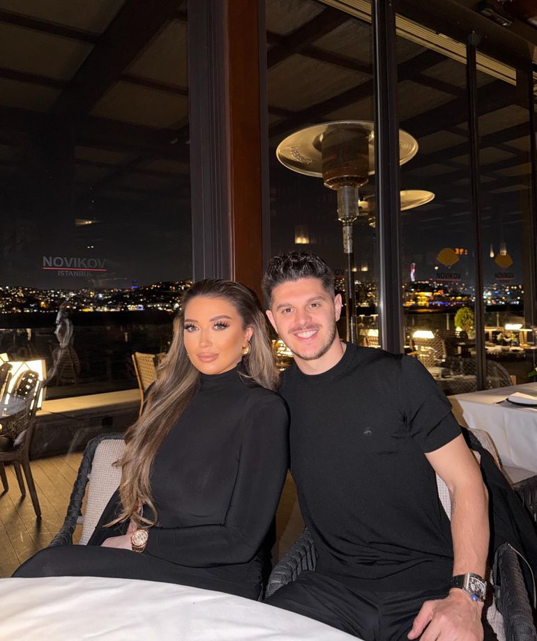 Milot Rashica e Belkiz Kera têm dois filhos (instagram)