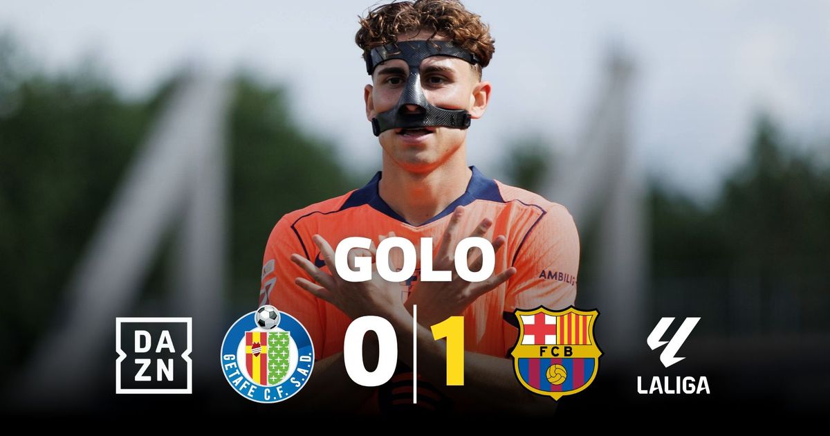 Lançado por Pedri, Fermín dedica o golo a Yamal