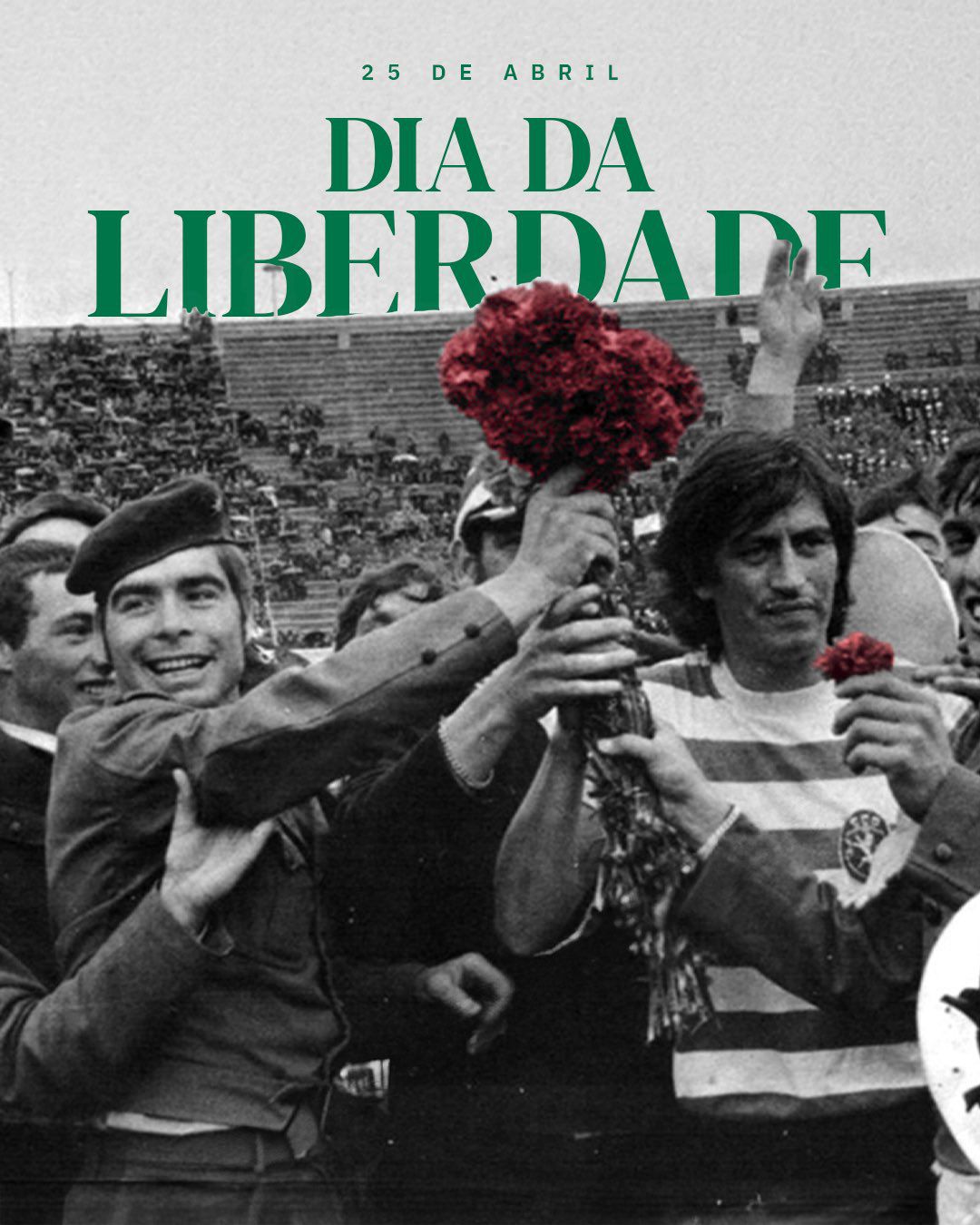 Sporting: «25 de Abril, Dia da Liberdade» - Foto: Sporting/X