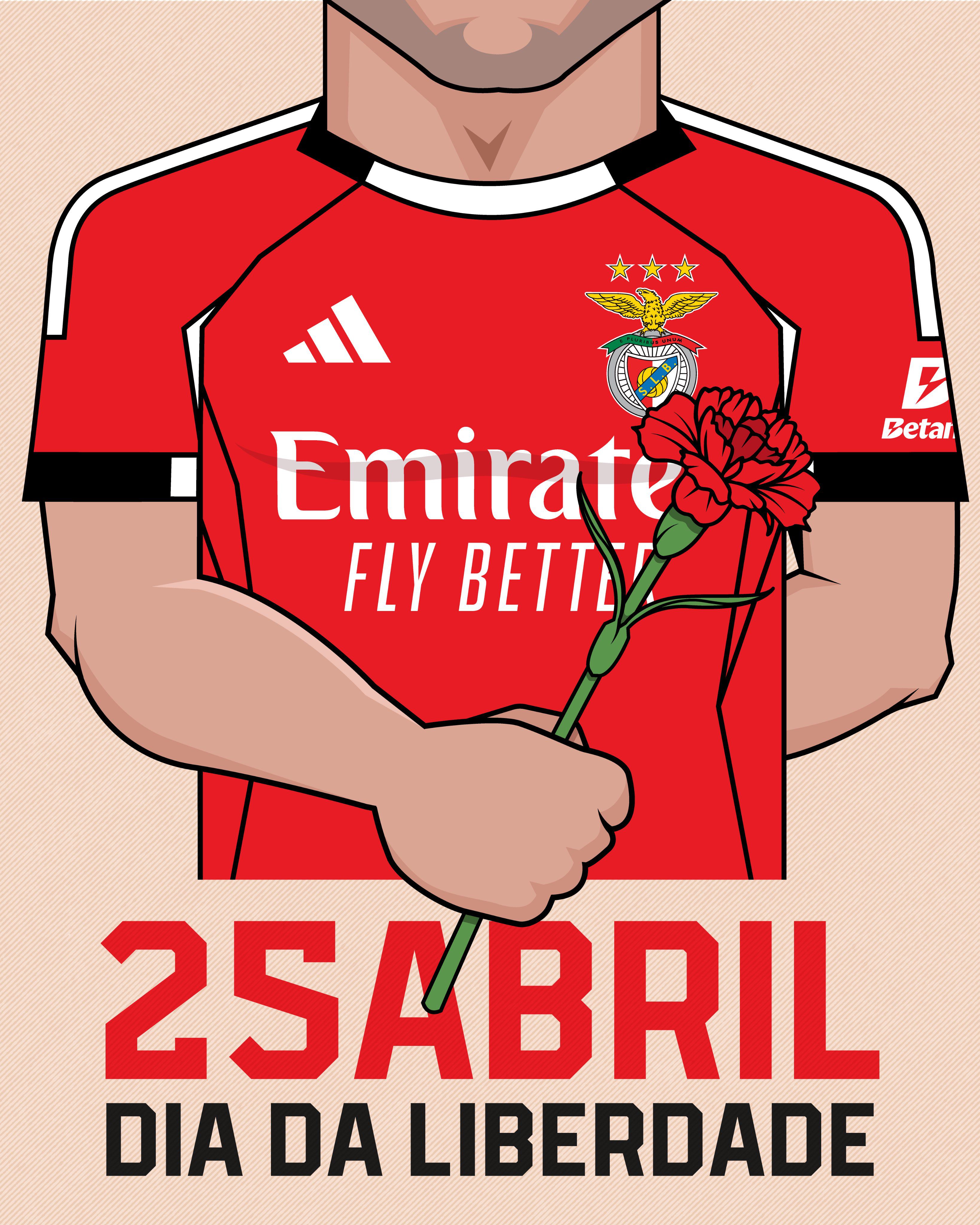 Benfica: «Dia da Liberdade» - Foto: Benfica/X