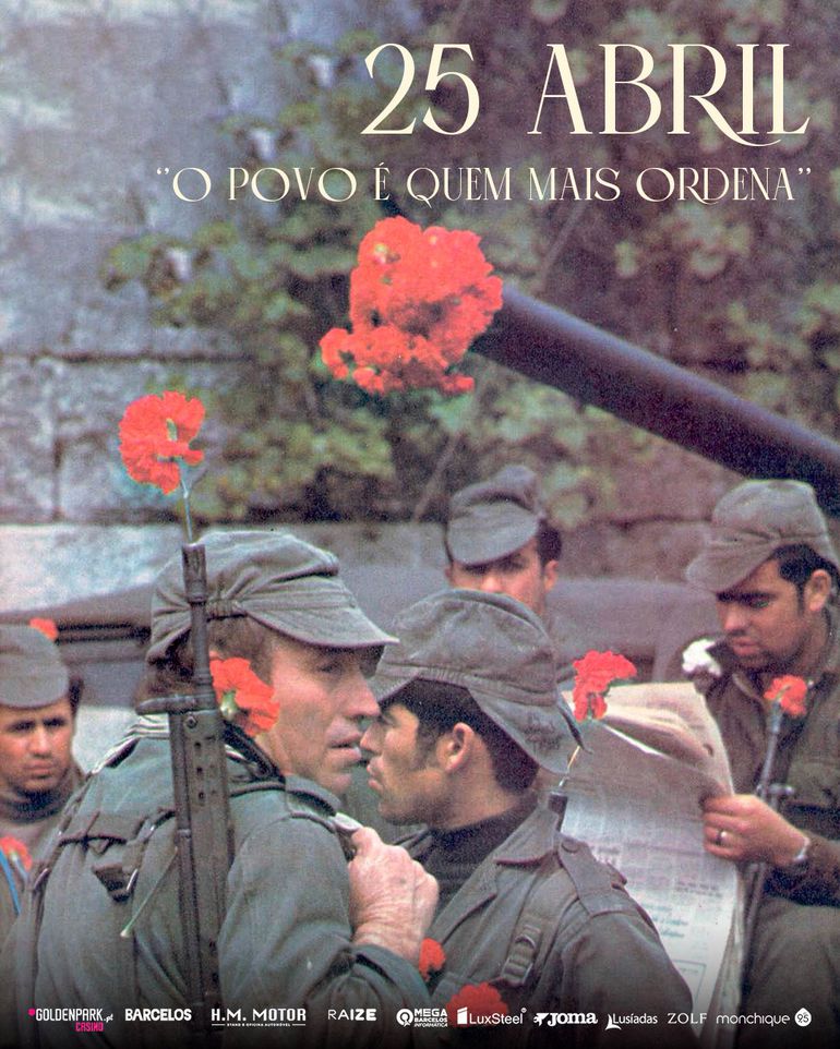 Gil Vicente: «25 de Abril, sempre. Hoje celebramos a liberdade, a coragem de um povo e a esperança que abriu caminho a um novo futuro. Que nunca esqueçamos o valor de poder escolher, falar e sonhar em liberdade» - Foto: Gil Vicente/X