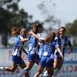 Grande celebração da equipa feminina no Olival