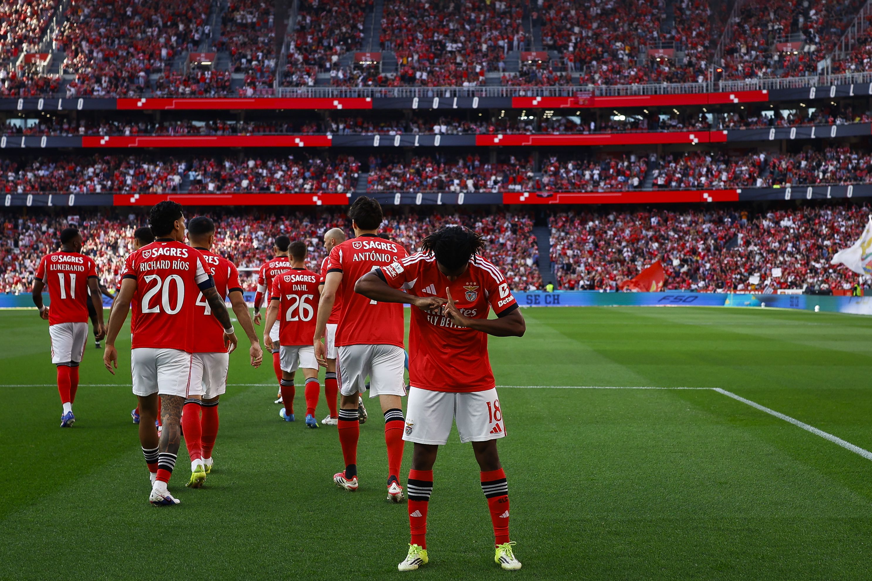 Leandro Barreiro festeja golo Filipe Amorim/LUSA