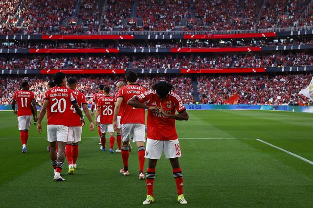 Leandro Barreiro festeja golo Filipe Amorim/LUSA