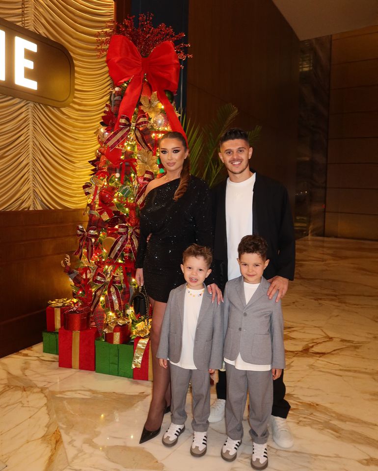 Milot Rashica e Belkiz Kera têm dois filhos (instagram)