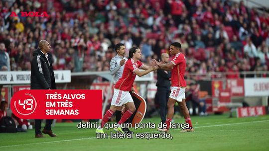 A BOLA em 59 segundos: o mercado do Benfica e renovação no Sporting