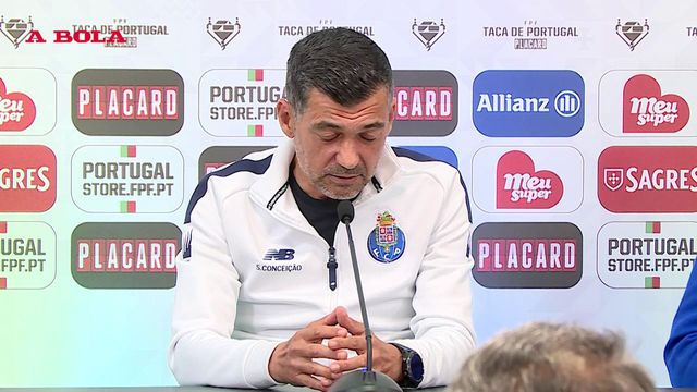 O sentimento de Sérgio Conceição por poder conquistar a 4.ª Taça de Portugal