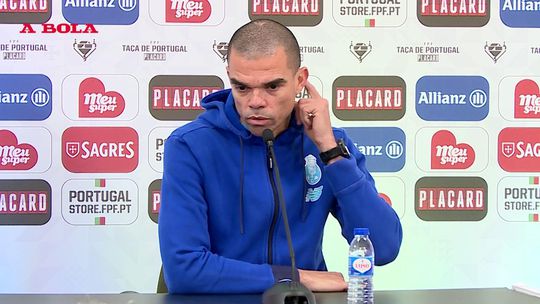 Pepe: «Vai ser um jogo difícil»