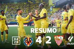Villarreal atropela Sevilha e fecha a temporada em grande
