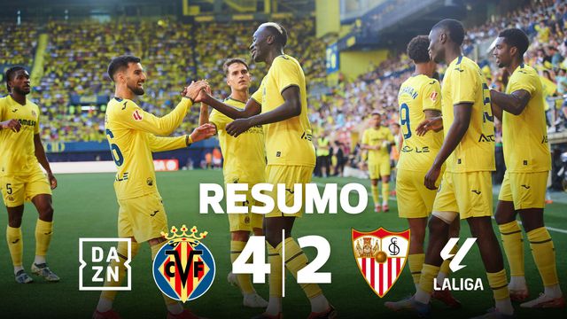 Villarreal atropela Sevilha e fecha a temporada em grande