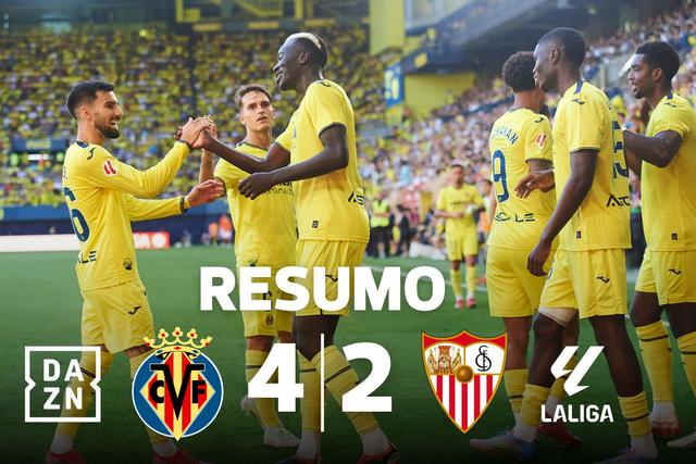 Villarreal atropela Sevilha e fecha a temporada em grande