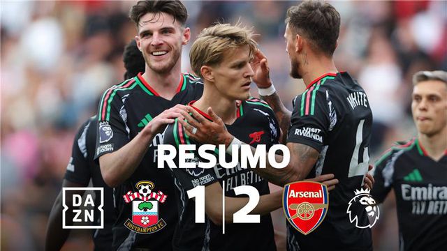 Odegaard resolveu ao cair do pano com golaço (resumo)