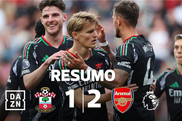 Odegaard resolveu ao cair do pano com golaço (resumo)