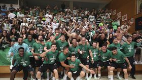 Foi assim que o Sporting festejou o bicampeonato de andebol