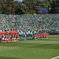 Benfica e Sporting perfilados antes da final da Taça de Portugal (foto: Miguel Nunes)