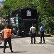 Chegada do autocarro do Sporting ao Jamor (foto: Miguel Nunes)
