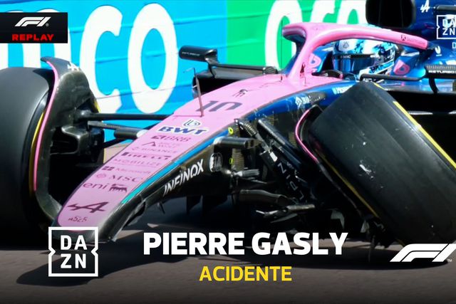 Gasly bateu em Tsunoda, ficou sem travões e quase 'limpou' Colapinto