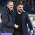 Sarri com Gattuso