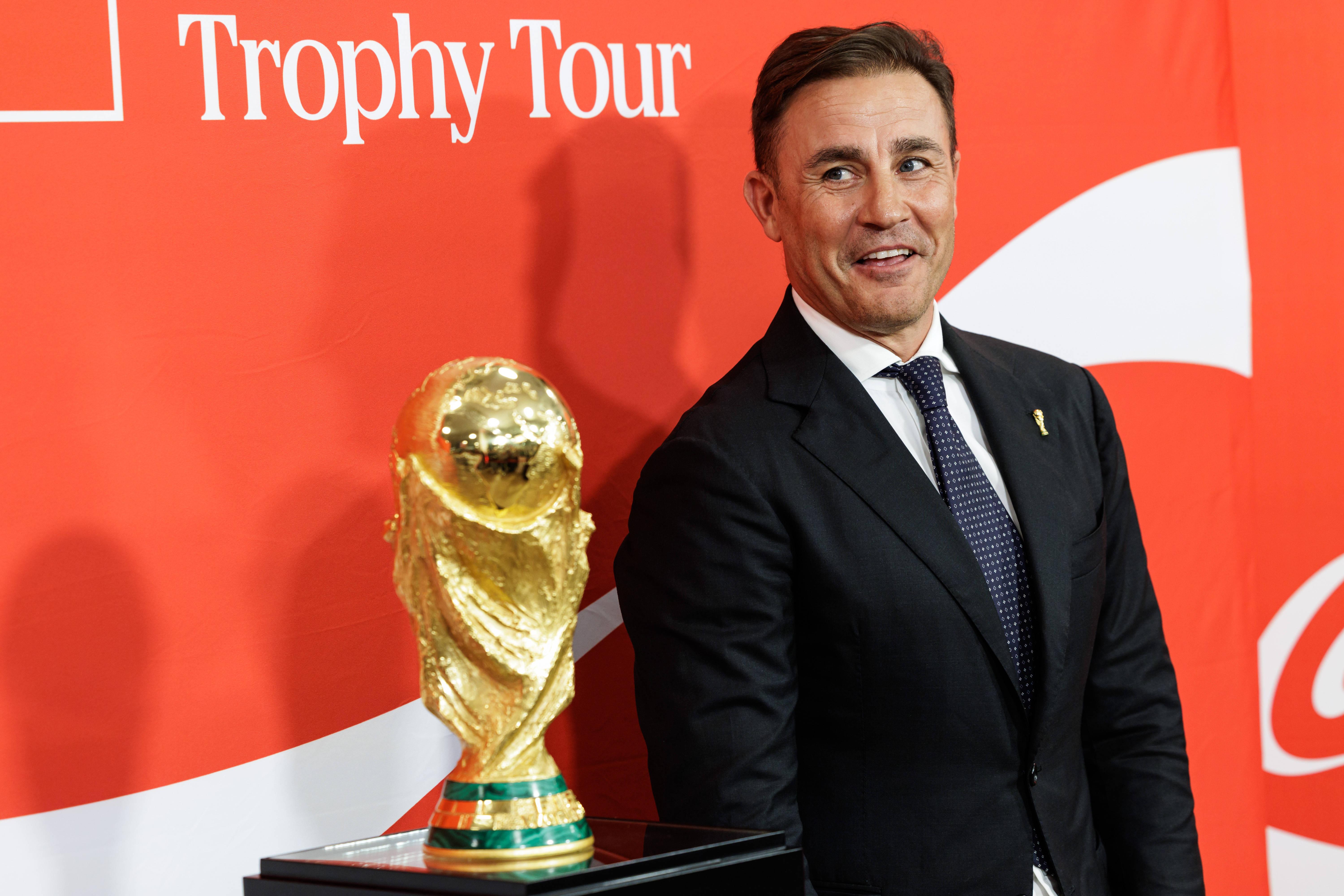 Fabio Cannavaro, ex-futebolista italiano e selecionador do Uzbequistão