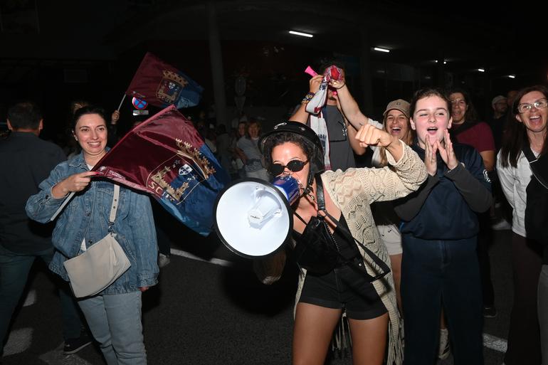 Torreense recebido em festa após a conquista da Taça de Portugal (Foto: CARLOS BARROSO/LUSA)