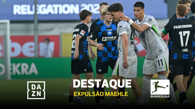 Jogo decisivo para não descer, já tinha amarelo e fez isto aos 14 minutos