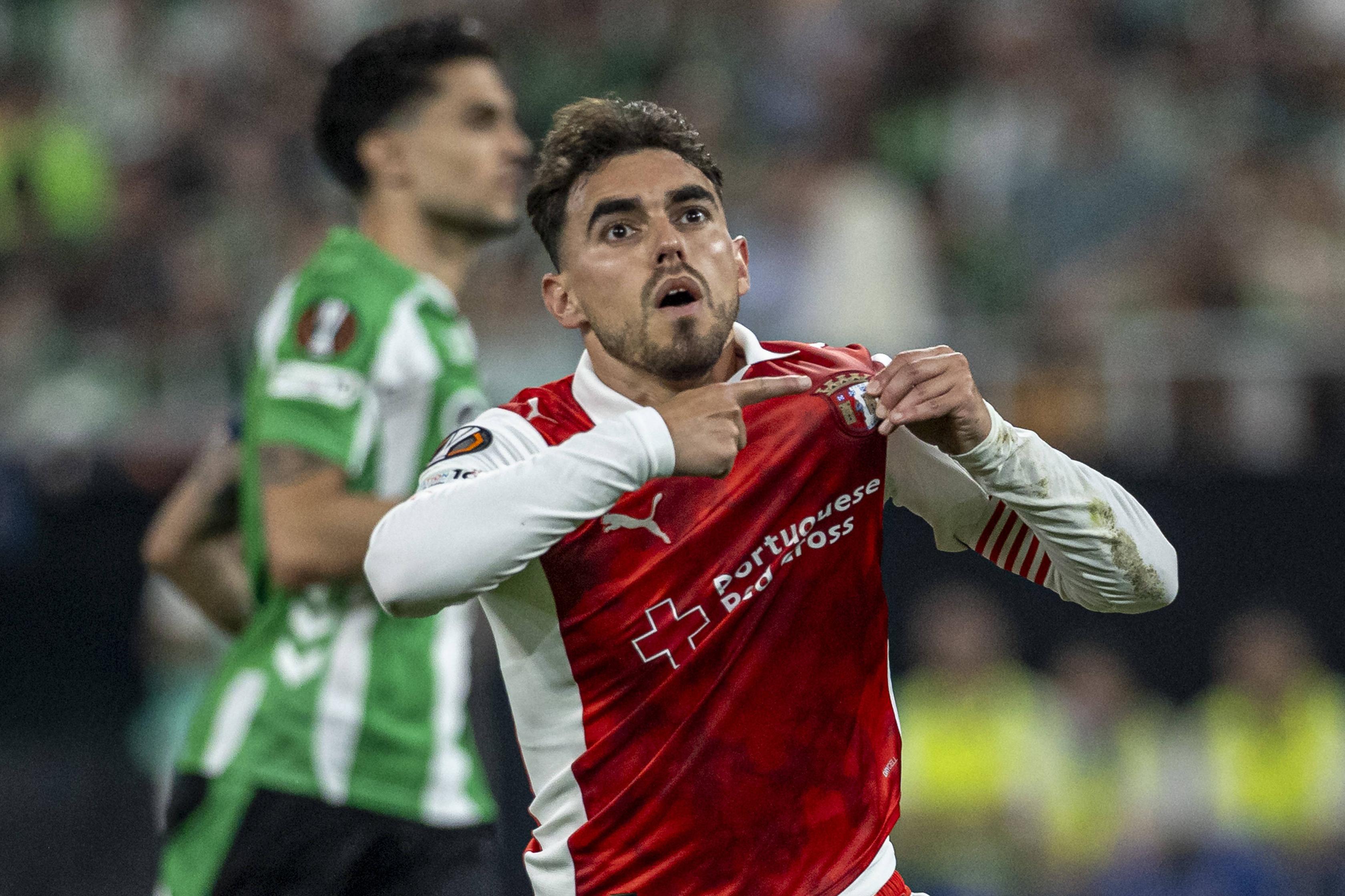Ricardo Horta, capitão do SC Braga, ficou fora da lista de Portugal para o Mundial-2026 - Foto: Imago