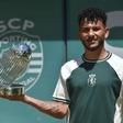 Luis Suárez, avançado do Sporting, marcou  28 golos no campeonato e foi Bola de Prata — Foto: MIGUEL NUNES