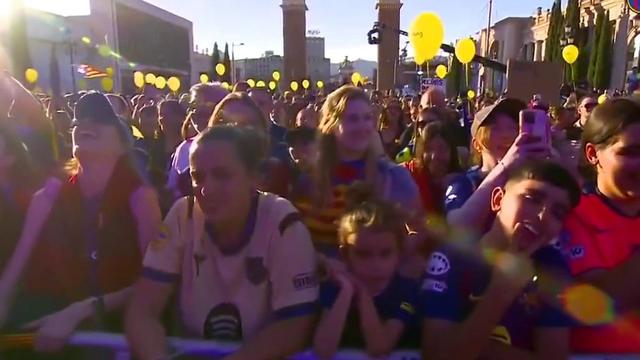 Kika canta Rosalía na festa da conquista da Champions