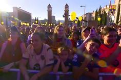 Kika canta Rosalía na festa da conquista da Champions