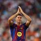 Robert Lewandowski esteve quatro temporadas em Barcelona