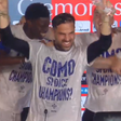 'Banho' não faltou na festa do Como
