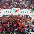 Festa rija do Torreense após a inédita conquista da Taça de Portugal, diante do Sporting — Foto: LUSA