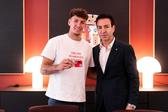 Diogo Travassos com António Salvador - Foto: SC Braga