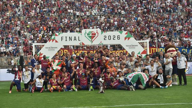 A foto da histórica conquista do Torreense (MIGUEL NUNES)