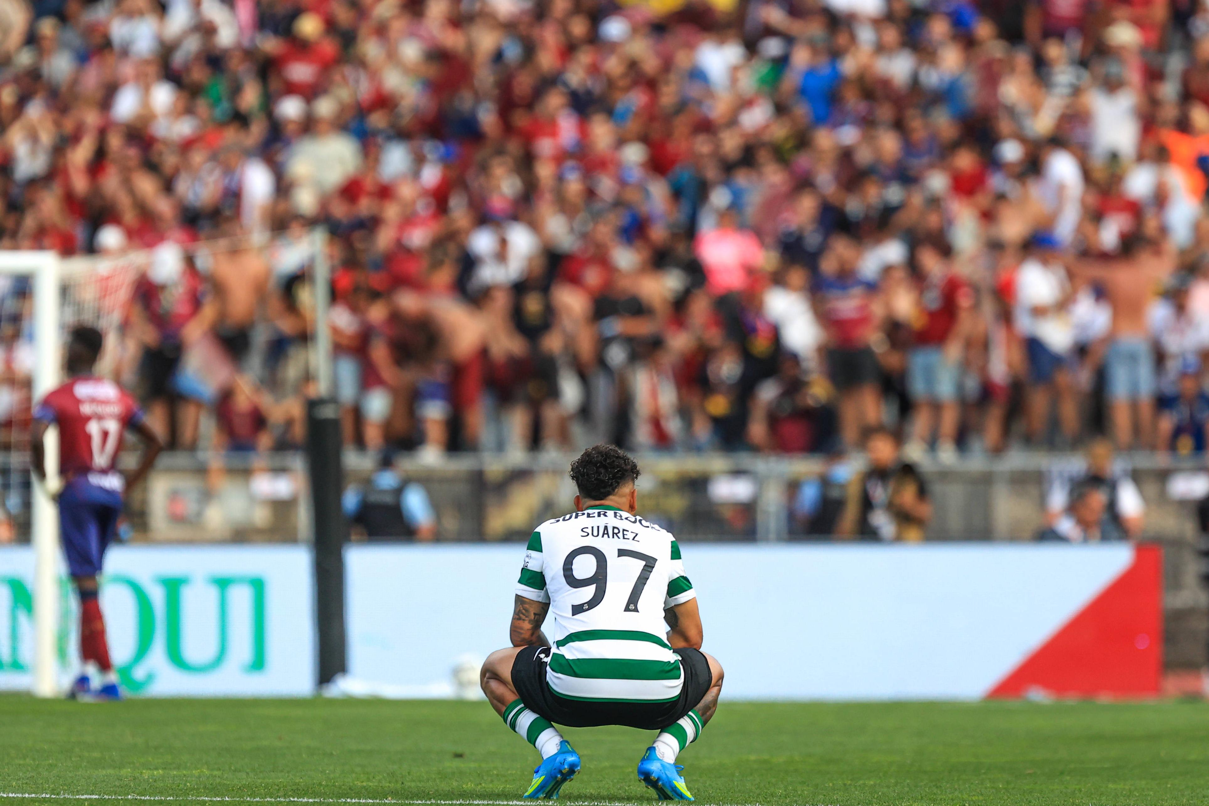 Luis Suárez marcou o golo do Sporting na final da Taça