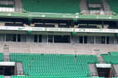Obras nas bancadas de Alvalade para instalação do espaço 'lion's corner' (Foto: D. R.)