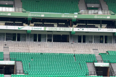 Obras nas bancadas de Alvalade para instalação do espaço 'lion's corner' - Foto: D. R.