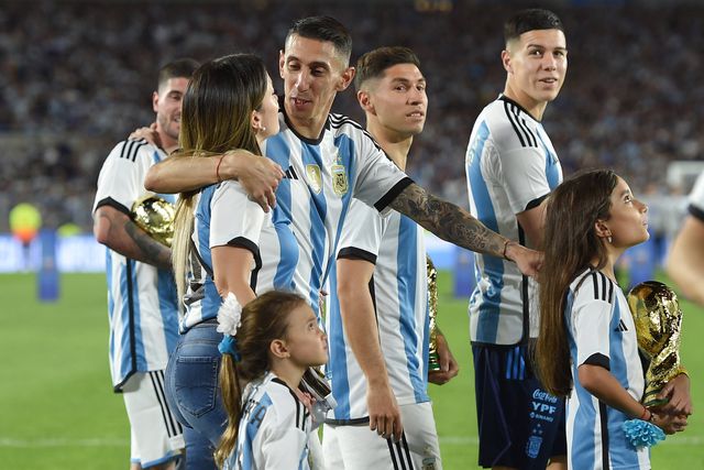Mulher de Di María na Copa América: «Ele merece sair assim, pela porta grande»