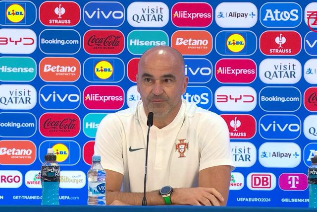 Roberto Martínez confirma Ronaldo no onze frente à Geórgia