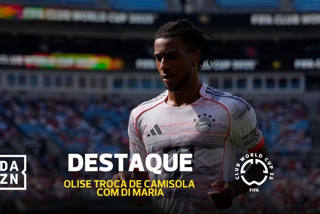 Olise foi atrás de Di María para trocar camisola (vídeo)