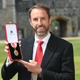 Gareth Southgate recebeu o título de cavaleiro pelos serviços prestados ao futebol inglês