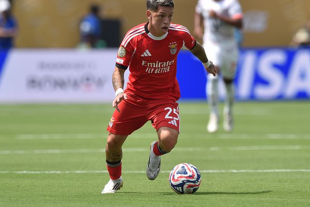 Prestianni no Benfica-Bayern (Miguel Nunes)