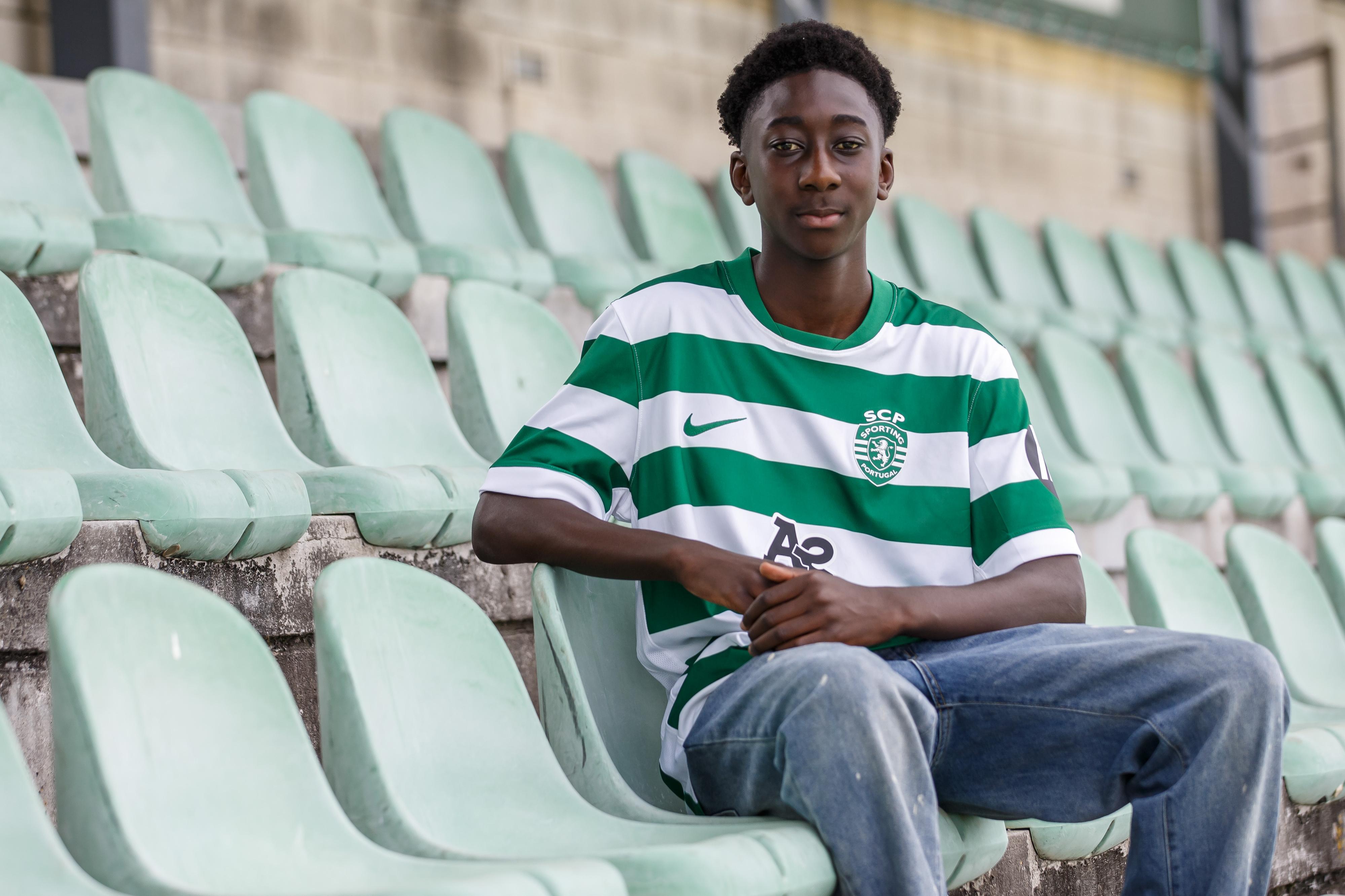 Jugelson Bari foi aposta firme nos sub-15 leoninos (Foto Sporting CP)