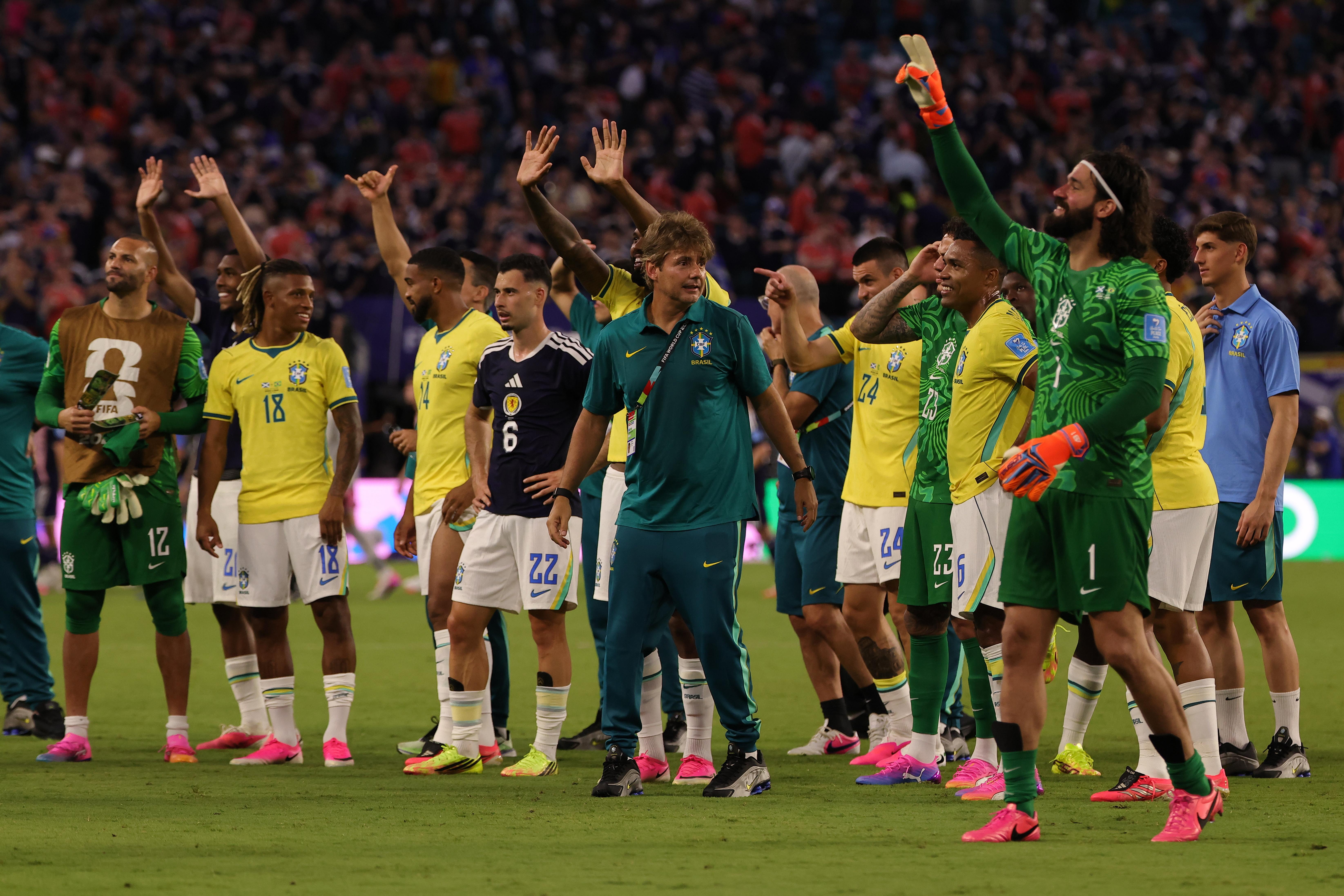 Escócia-Brasil (Foto: EPA/CRISTOBAL HERRERA-ULASHKEVICH)