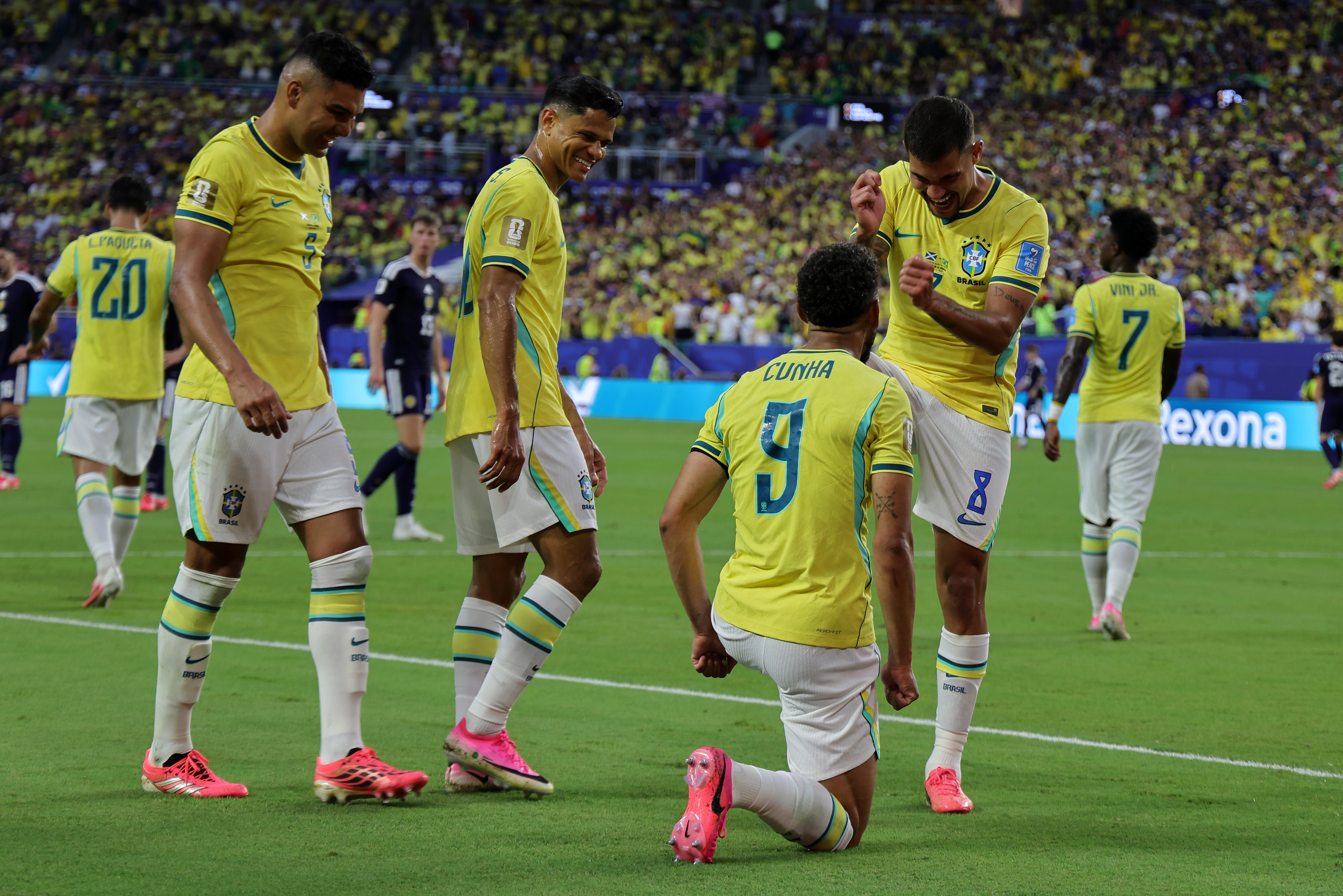Escócia-Brasil (Foto: EPA/CRISTOBAL HERRERA-ULASHKEVICH)